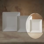 Square Coupe Salad Plate