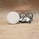 Round Coasters (4) with Holder