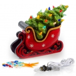 Sleigh w/Tree Light Up