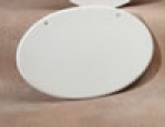 Oval Beaded Plaque