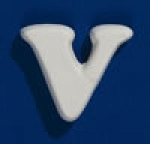Bisquies Letter V