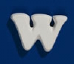 Bisquies Letter W