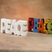 Peace Word Plaque
