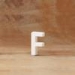 Standing/Hanging Letter F