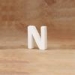 Standing/Hanging Letter N