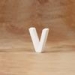 Standing/Hanging Letter V
