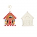 Gingerbread House Flat Ornament